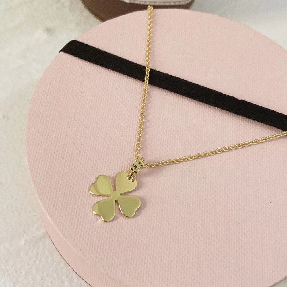 Tous Gold Clover Necklace